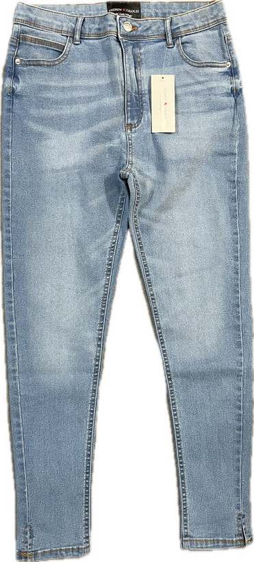 شلوار زنانه جین کشی مدل اسکینی برند andrew