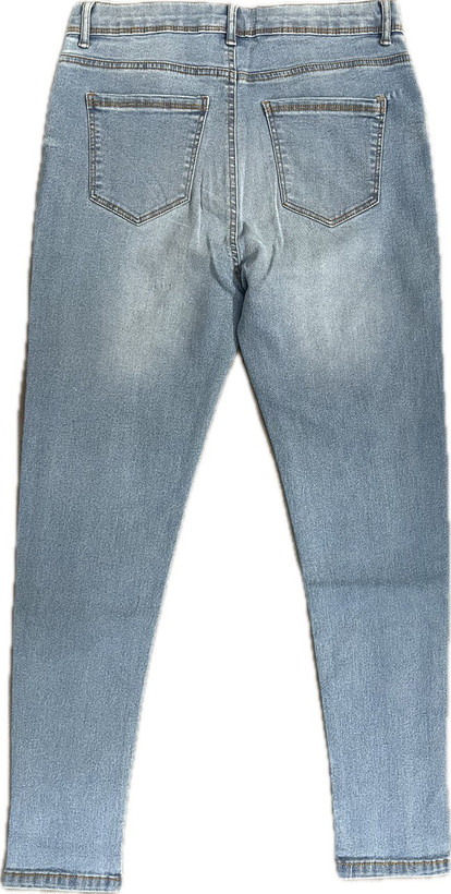 شلوار زنانه جین کشی مدل اسکینی برند andrew