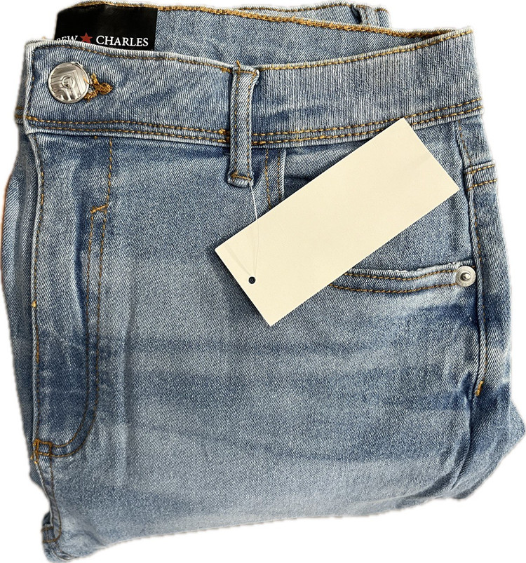 شلوار زنانه جین کشی مدل اسکینی برند andrew