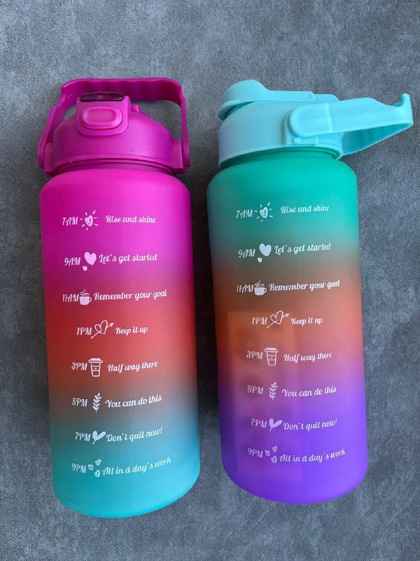 قمقمه آب ورزشی 3 عددی نشکن جنس اکرولیک