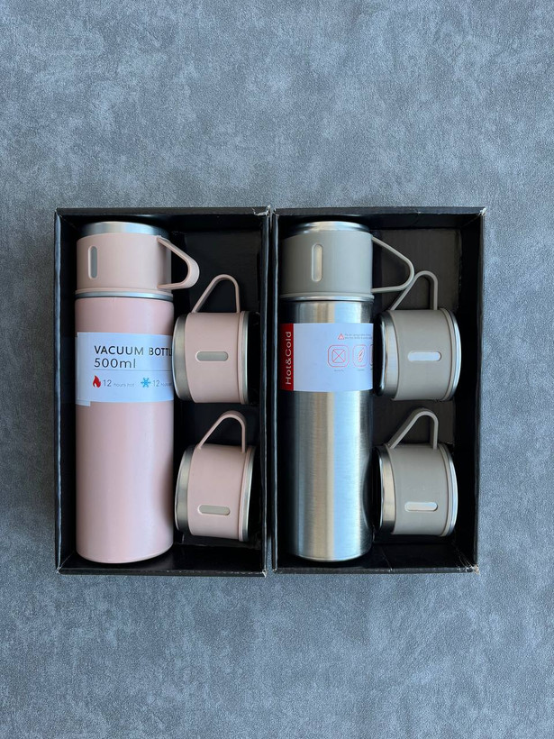 خرید فلاسک استیل سه کاپ