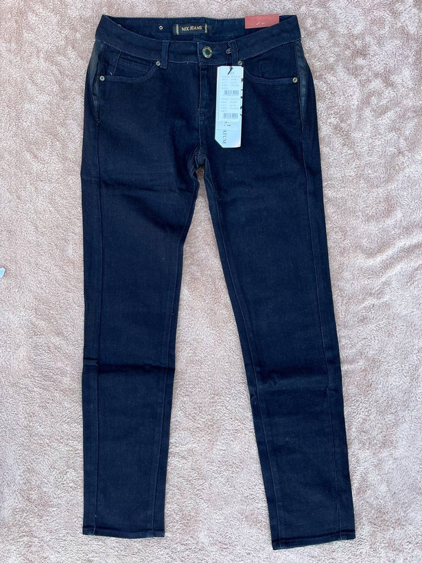 خرید و قیمت شلوار جین راسته زنانه رنگ آبی تیره برند nix جدیدترین مدلهای 1404-2025 قیمت خوب