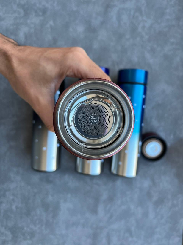 فلاسک استیل هوشمند دماسنجدار جنس اصلی