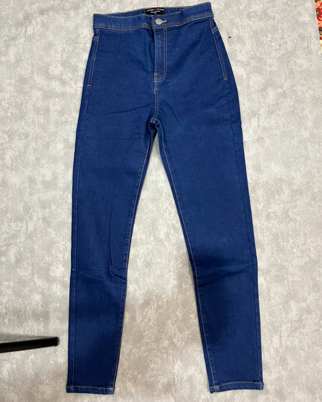 شلوار اسکینی زنانه آبی اروپایی سایز 36 38