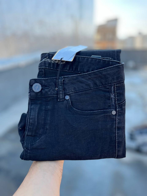 خرید شلوار جین و لی مشکی زغالی زنانه سایز کوچک قیمت مناسب