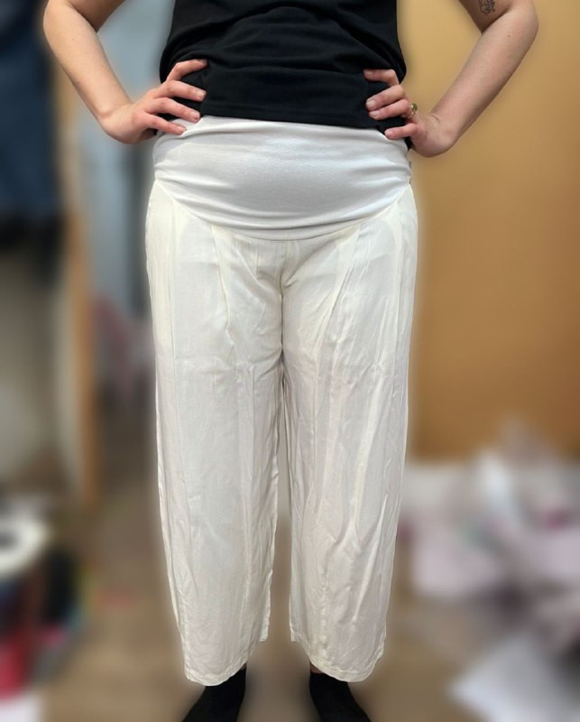 شلوار بارداری پارچه ای