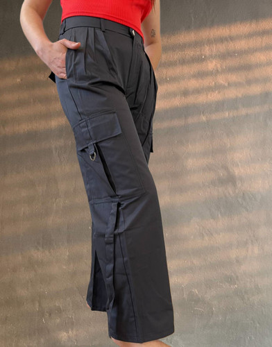 شلوار کارگو زنانه دمپا گشاد قواره آزاد ترند