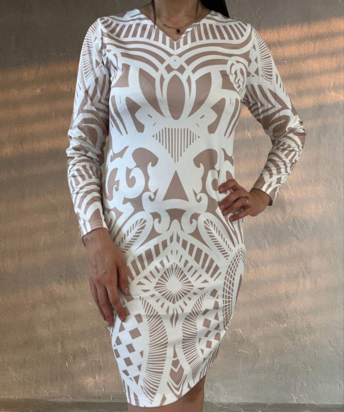 لباس مجلسی آستیندار بلند زنانه مدل جلو بسته | پیراهن بلند زنانه خاص و شیک برند SHEIN برای مهمانی و جشن