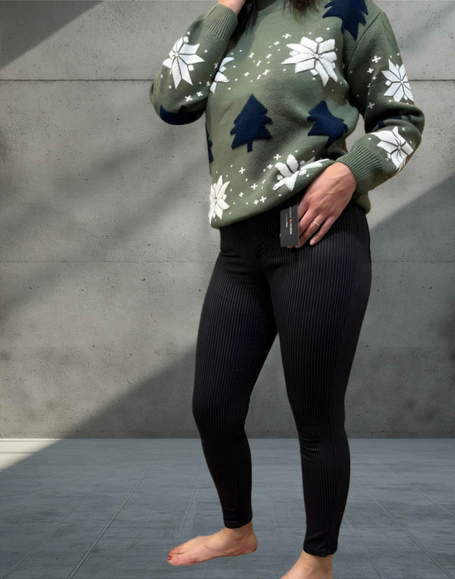 خرید شلوار اسکینی زنانه رنگ مشکی طرح اداری دیپلمات با قیمت تخفیفی