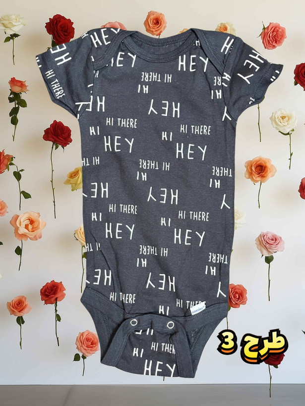 رامپر نوزادی سایز ۱۲ تا ۱۸ ماه | بادی بچهگانه چهار فصل دختر و پسر کد 1