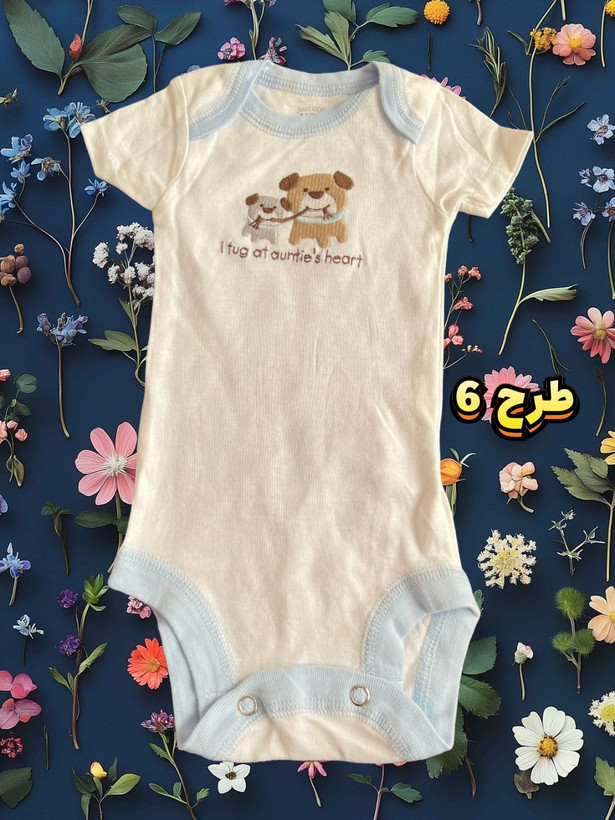 بادی نوزادی راحت برای خواب و بازی سایز ۳ تا ۶ ماهه