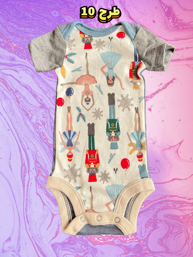 رامپر راحتی نوزادی مناسب پوست حساس سایز سه تا شش ماه