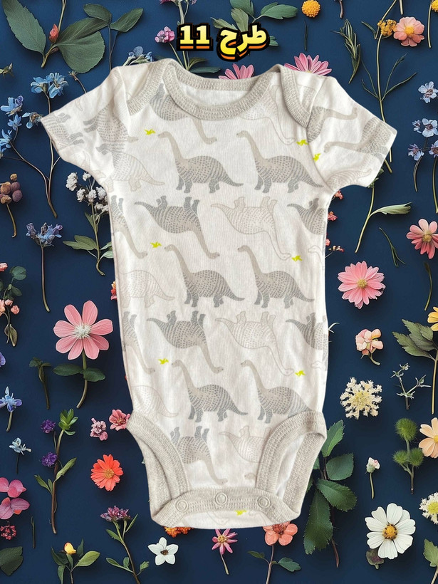 لباس نوزاد سه تا شش ماهه با قابلیت شستشو آسان و ماندگاری رنگ