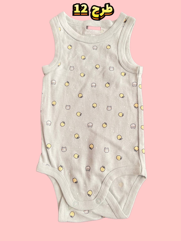 بادی نوزادی طرحدار سایز سه تا شش ماه مناسب استفاده روزمره