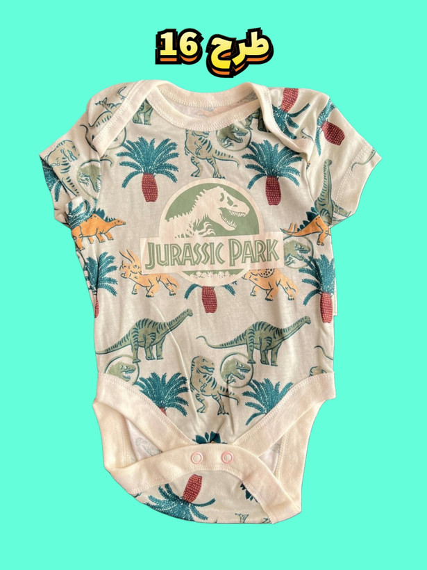 رامپر نوزادی پنبهای ضد حساسیت سایز سه تا شش ماهه