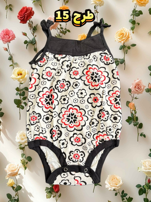 رامپر دخترانه نوزادی مدل بندی