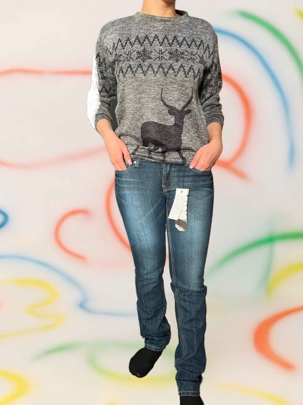 شلوار زنانه جین آبی مدل راسته | ترند 2026