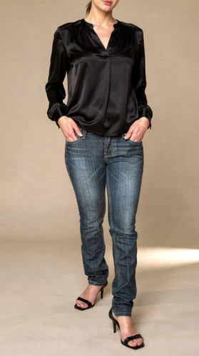 شلوار زنانه جین آبی مدل راسته | ترند 2026 شلوار مد 1405